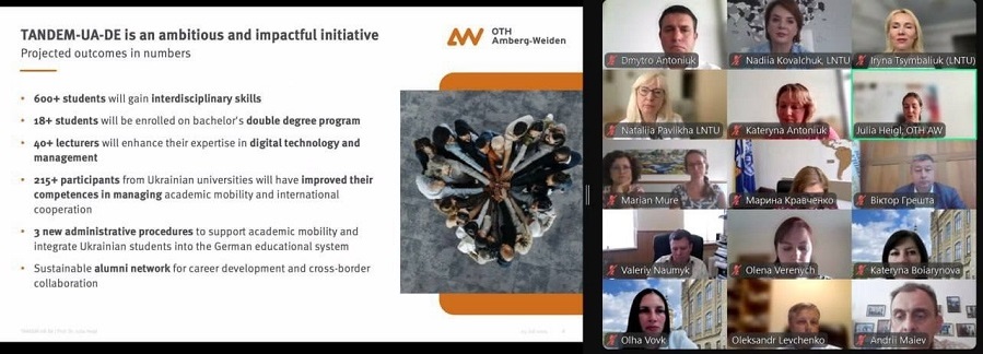 Launch of the International German-Ukrainian Project “TANDEM-UA-DE”