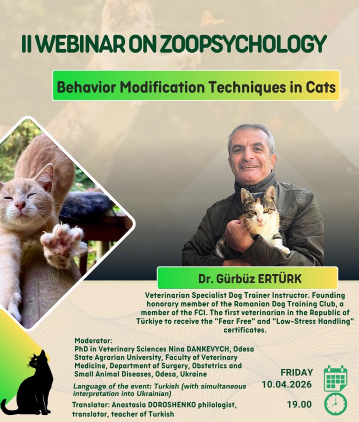 II WEBINAR WITH INTERNATIONAL PARTICIPATION AT THE FACULTY OF VETERINARY MEDICINE OF ODAU